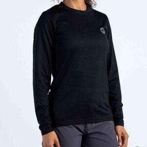 Pactimo Women's Range LS Tee Black Wool Blend Small NWT Activewear
